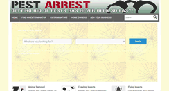 Desktop Screenshot of pestarrest.com